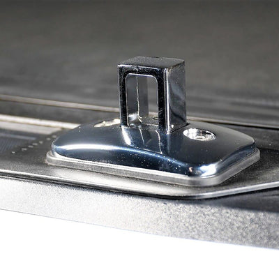 Pair Push-Up Tie Downs for Rear Stake Pocket <br> 14-18 Chevy Silverado, GMC Sierra 1500