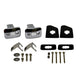 Pair Black Push-Up Tie Downs for Rear Stake Pockets <br> 19-25 Chevy Silverado, GMC Sierra 1500