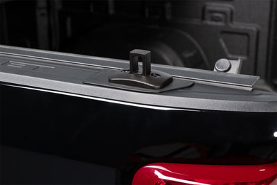 Pair Black Push-Up Tie Downs for Rear Stake Pockets <br> 19-25 Chevy Silverado, GMC Sierra 1500