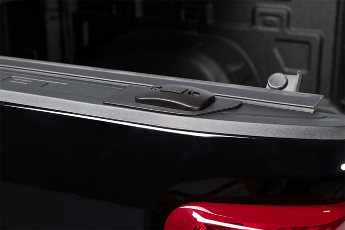 Pair Black Push-Up Tie Downs for Rear Stake Pockets <br> 19-25 Chevy Silverado, GMC Sierra 1500
