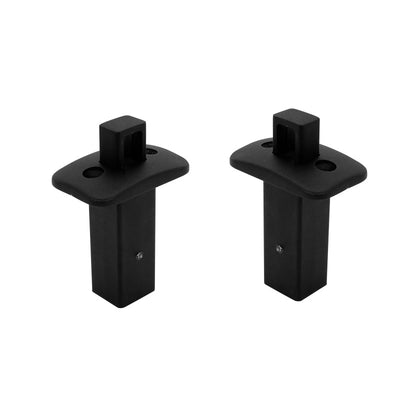 Pair Black Push-Up Tie Downs for Rear Stake Pockets <br> 19-25 Chevy Silverado, GMC Sierra 1500