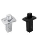 Pair Black Push-Up Tie Downs for Rear Stake Pockets <br> 19-25 Chevy Silverado, GMC Sierra 1500
