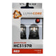 Pair LumaCore 3157 Red x3 Strobe w/ Bright Stop <br> Universal