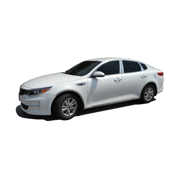 2pcs Stainless Steel Body Side Molding Accent Trim<br>16-20 Kia Optima