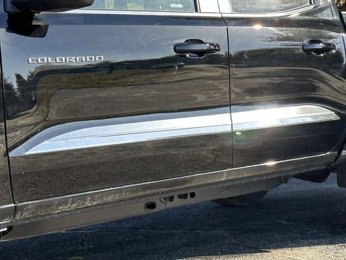 4Pc Stainless Steel Side Trim <br>23-24 Chevy Colorado