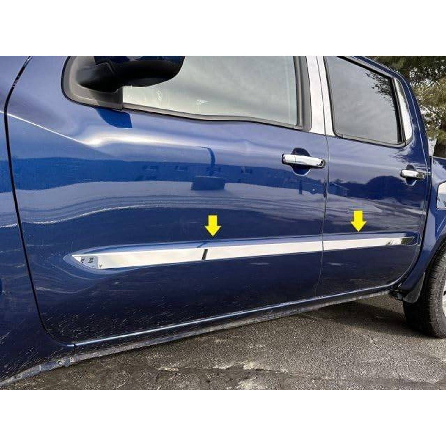 4Pc Stainless Steel Side Accent Trim <br>22-24 Nissan Frontier
