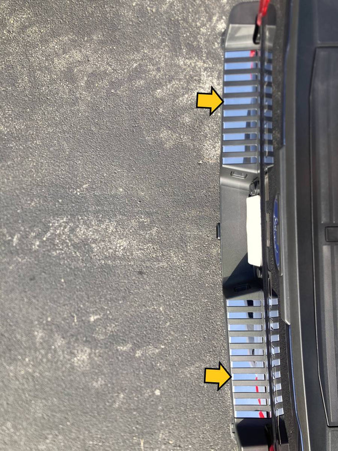 20Pc Stainless Steel Rear Bumper Trim <br>23-24 Ford Super Duty
