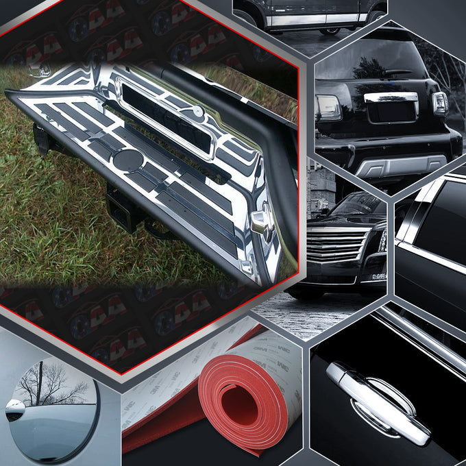 Stainless Steel Bumper Step Accent Trim (Rear)<br>04-15 Nissan Titan Crew Cab