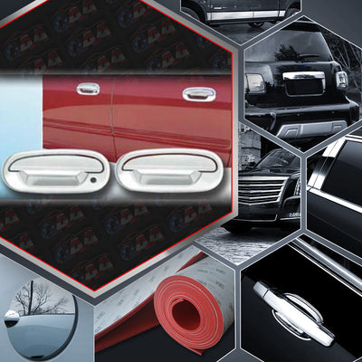 4pcs Chrome Plated Door Handle Cover Kit<br>97-03 Ford F-150 2-Door