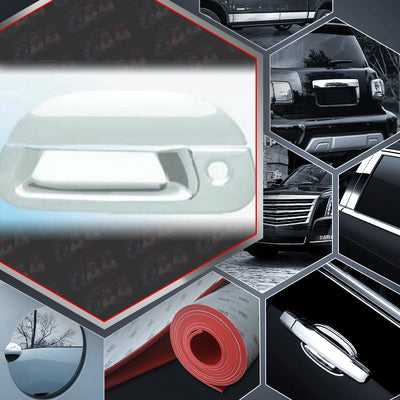 2pcs Chrome ABS Plastic Tailgate Handle Cover<br>97-03 Ford F-150, 99-07 F-250&F-350 Super Duty