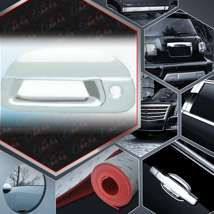 2pcs Chrome Plated Tailgate Handle Cover Kit<br>99-07 Ford F-250 & F-350 Super Duty