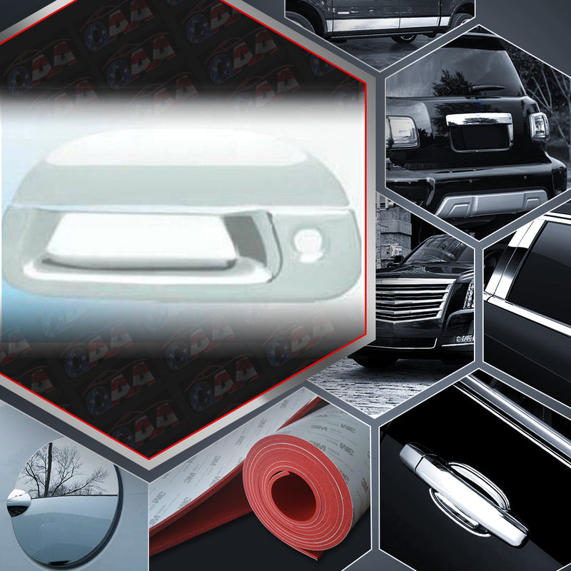 2pcs Chrome Plated Tailgate Handle Cover Kit<br>99-07 Ford F-250 & F-350 Super Duty