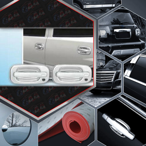 4pcs Chrome ABS Plastic Door Handle Covers<br>99-05 Chevy Silverado