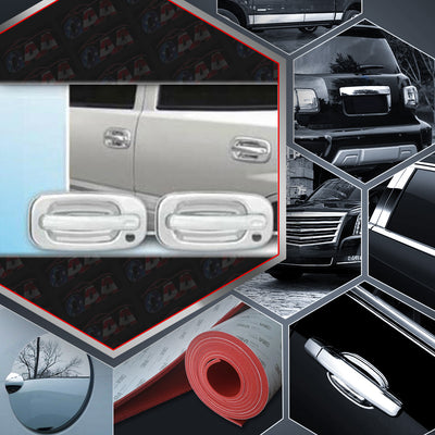 4pcs Chrome ABS Plastic Door Handle Covers<br>99-05 Chevy Silverado