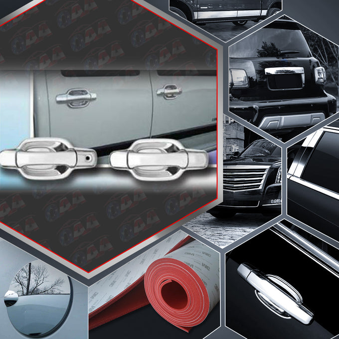 8pcs Chrome ABS Plastic Door Handle Cover<br>04-12 Chevy Colorado GMC Canyon