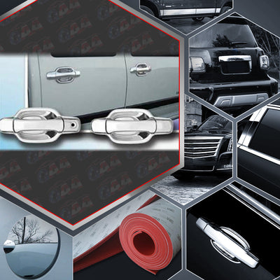 4pcs Chrome Plated Door Handle Cover Kit<BR>04-12 chevy Colorado