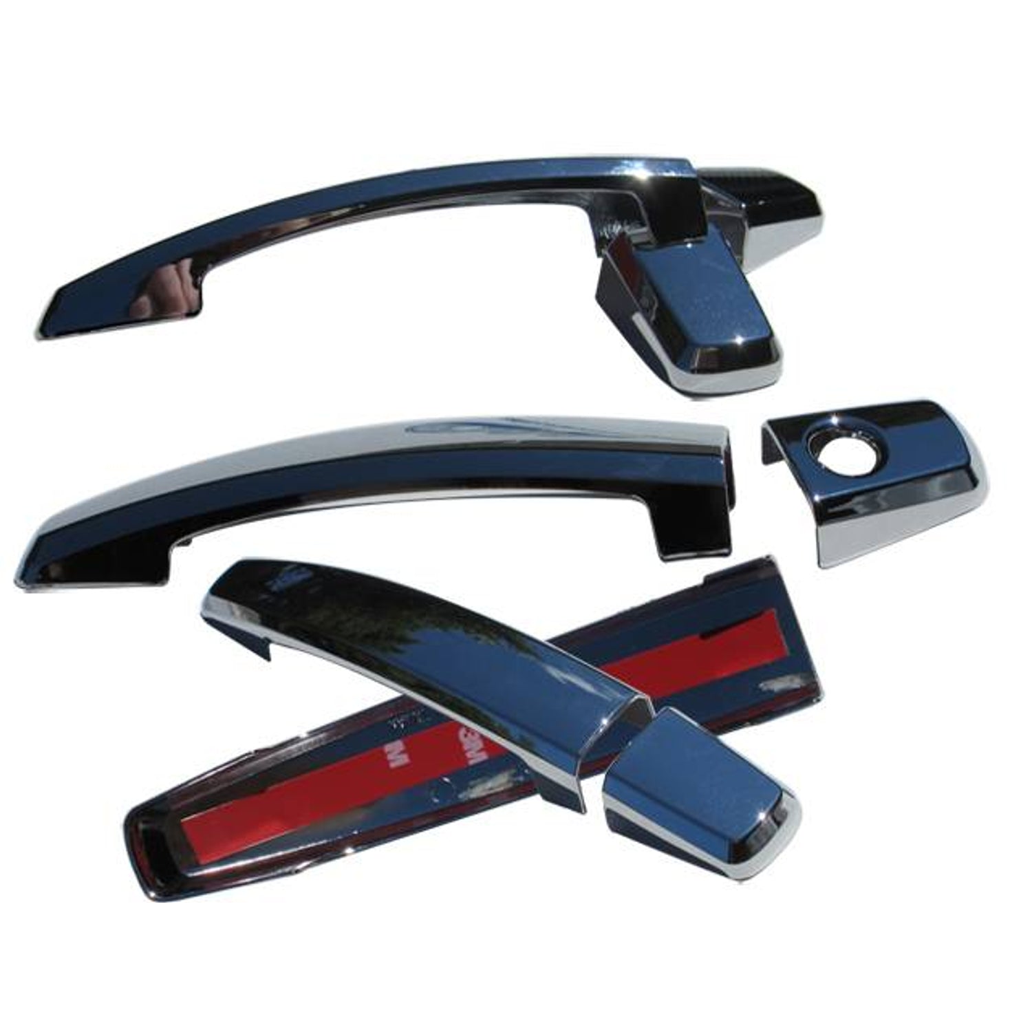 2Pc Stainless Steel Door Handle Accent <br>14-19 Chevy Corvette C7