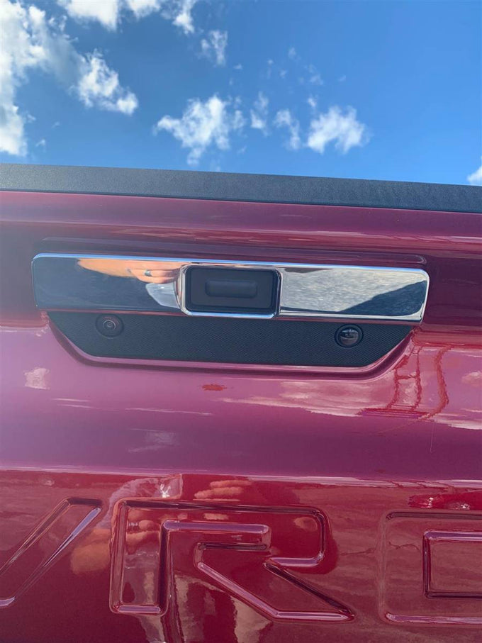 1Pc Chrome Tailgate Handle Cover <br>19-24 Chevy Silverado 1500, 20-24 2500, 3500HD