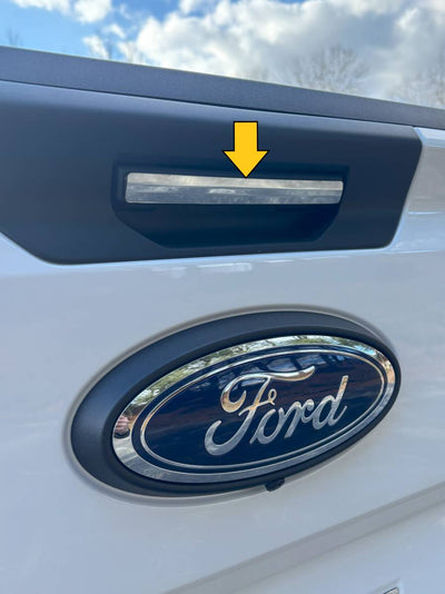 1Pc Stainless Tailgate Handle Trim <br>24-25 Ford Ranger