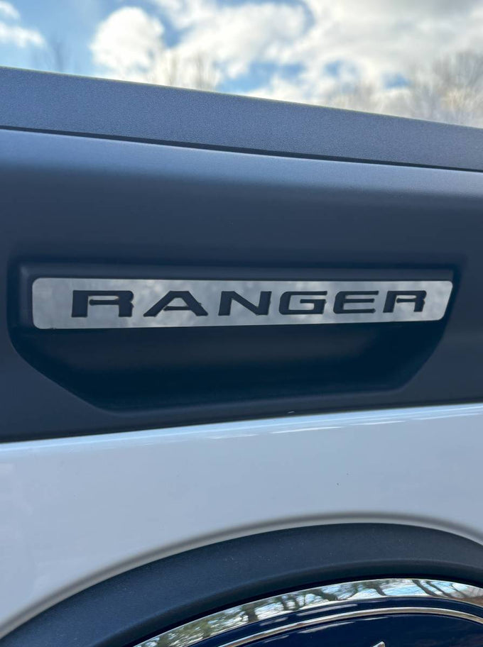 1Pc Stainless Tailgate Handle Trim <br>24-25 Ford Ranger