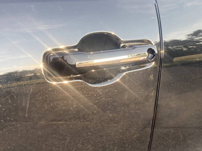 4Pc Stainless Steel Door Handle Accent <br>2024 Toyota Tacoma