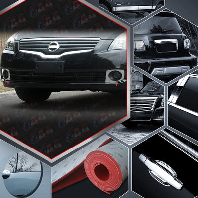 2pcs Stainless Steel Fog Light Trim<br>07-12 Nissan Altima Sedan
