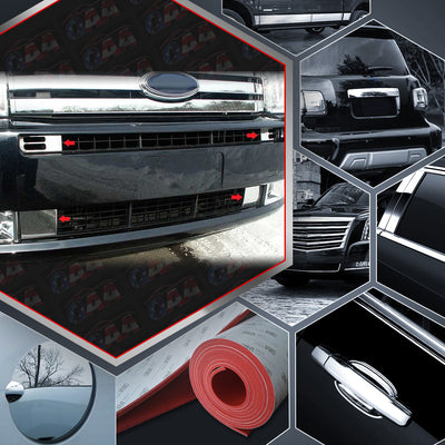 4pcs Stainless Steel Front Vent Trim<br>09-12 Ford Flex