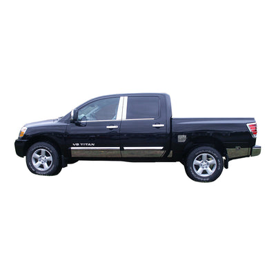 Stainless Steel Gas Door Cover Trim<br>04-15 Nissan Titan