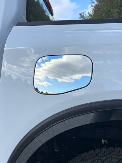 1Pc Stainless Gas Cap Door Trim <br>24-25 Ford Ranger