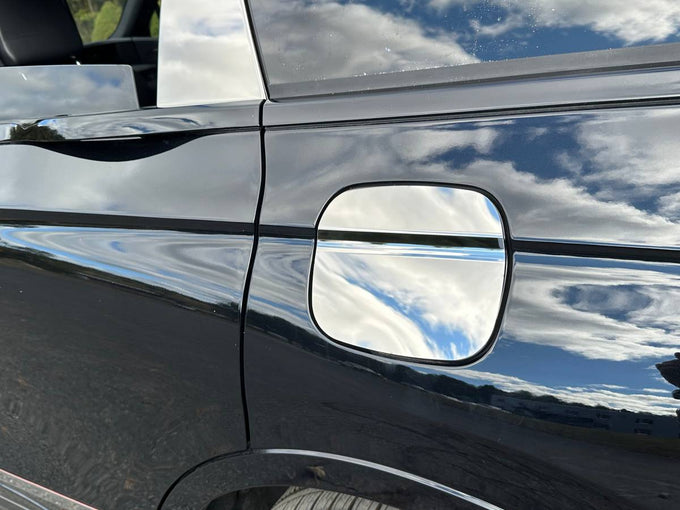 1Pc Stainless Gas Cap Door Trim <br>24-25 Lincoln Nautilus