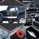 2pcs Stainless Steel Door Handle Accent Trim<br>97-06 Jeep Wrangler TJ
