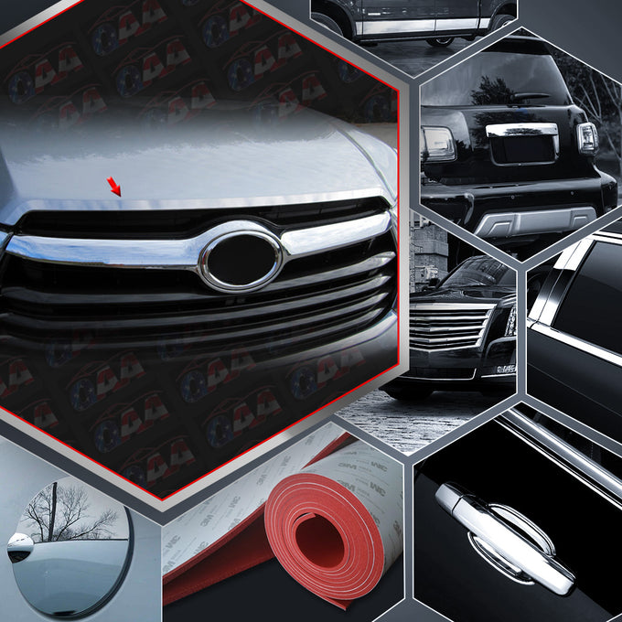 Stainless Steel Hood Vent Trim<br>14-19 Toyota Highlander