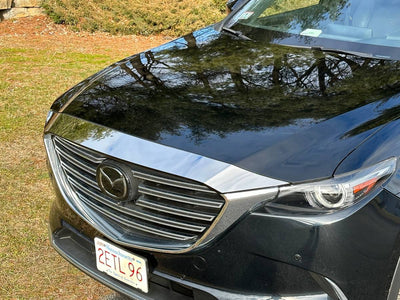 1Pc Stainless Steel Hood Accent Trim <br>16-23 Mazda CX-9
