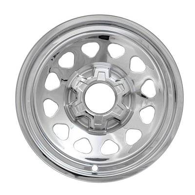 4Pc Chrome ABS Wheel Cover Hub Cap <br>19-23 Chevy Silverado WT