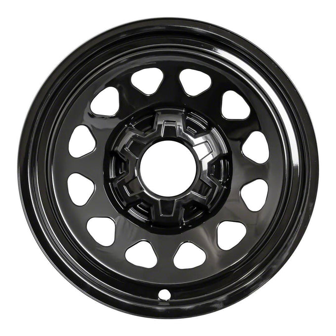 4Pc Gloss Black ABS Wheel Cover Hub Cap <br>19-23 Chevy Silverado WT