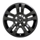 4Pc Gloss Black ABS Wheel Cover Hub Cap <br>14-20 Chevy Silverado LD, LS, LT