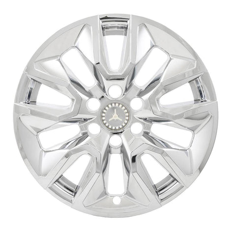 4Pc Gloss Black ABS Wheel Cover Hub Cap <br>19-23 Chevy Silverado Custom, LT, RST