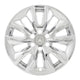 4Pc Gloss Black ABS Wheel Cover Hub Cap <br>19-23 Chevy Silverado Custom, LT, RST