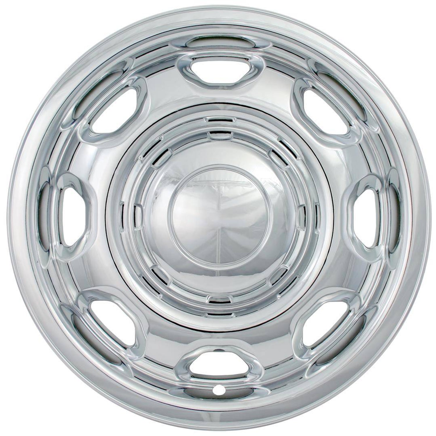 4Pc Chrome ABS Wheel Cover Hub Cap <br>21-24 Ford F-150 XL
