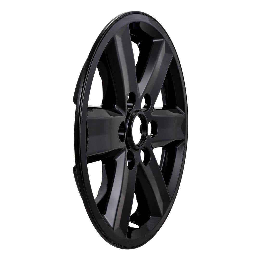 4Pc Gloss Black ABS Wheel Cover Hub Cap <br>21-24 Ford F-150 XLT
