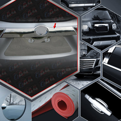 Stainless Steel License Bar, Above Plate Accent Trim<br>14-19 Toyota Highlander
