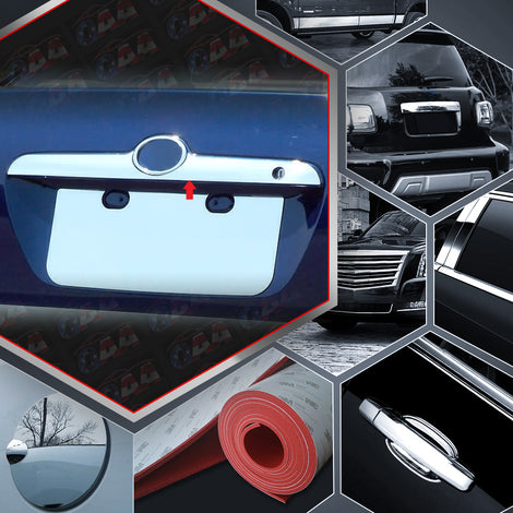 Stainless Steel License Bar, Above Plate Accent Trim<br>03-08 Toyota Corolla Sedan