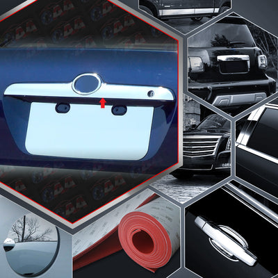 Stainless Steel License Bar, Above Plate Accent Trim<br>03-08 Toyota Corolla Sedan