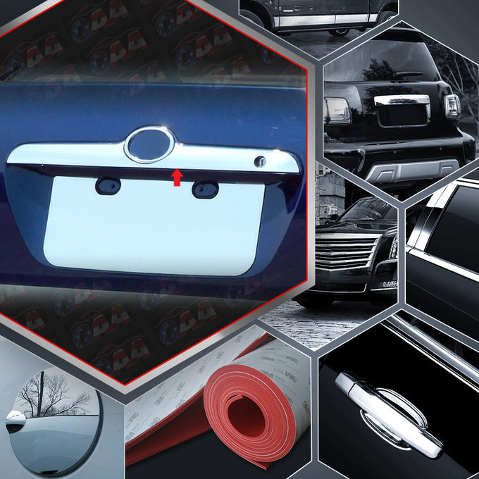 Stainless Steel License Bar, Above Plate Accent Trim<br>03-08 Toyota Corolla Sedan