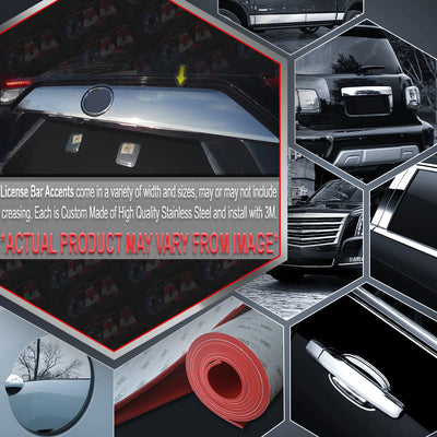 Stainless Steel License Bar, Above Plate Accent Trim<br>04-09 Toyota Sienna