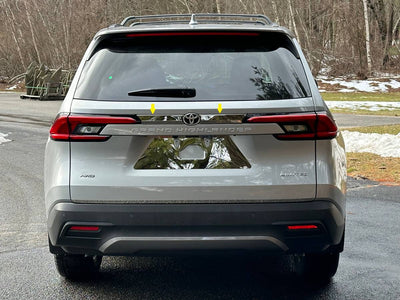 2Pc Stainless Rear License Trim <br>2024 Toyota Grand Highlander