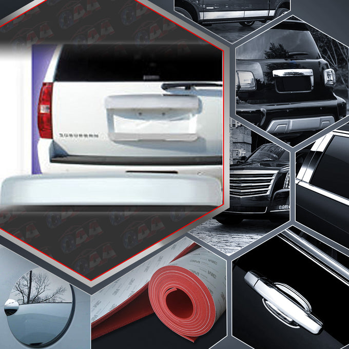 Chrome ABS Plastic License Bar<br>07-14 Chevy Suburban Tahoe