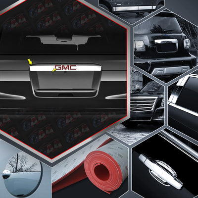 2pcs Chrome ABS Plastic Upper Hatch Cover<br>15-20 GMC Yukon