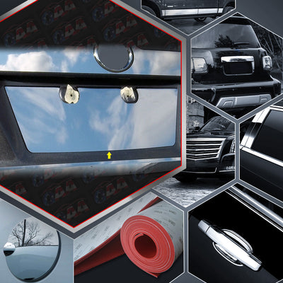Stainless Steel License Plate Bezel<br>12-14 Toyota Camry