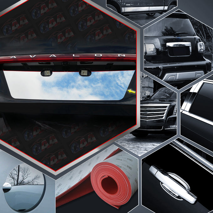 Stainless Steel License Plate Bezel<br>19-22 Toyota Avalon